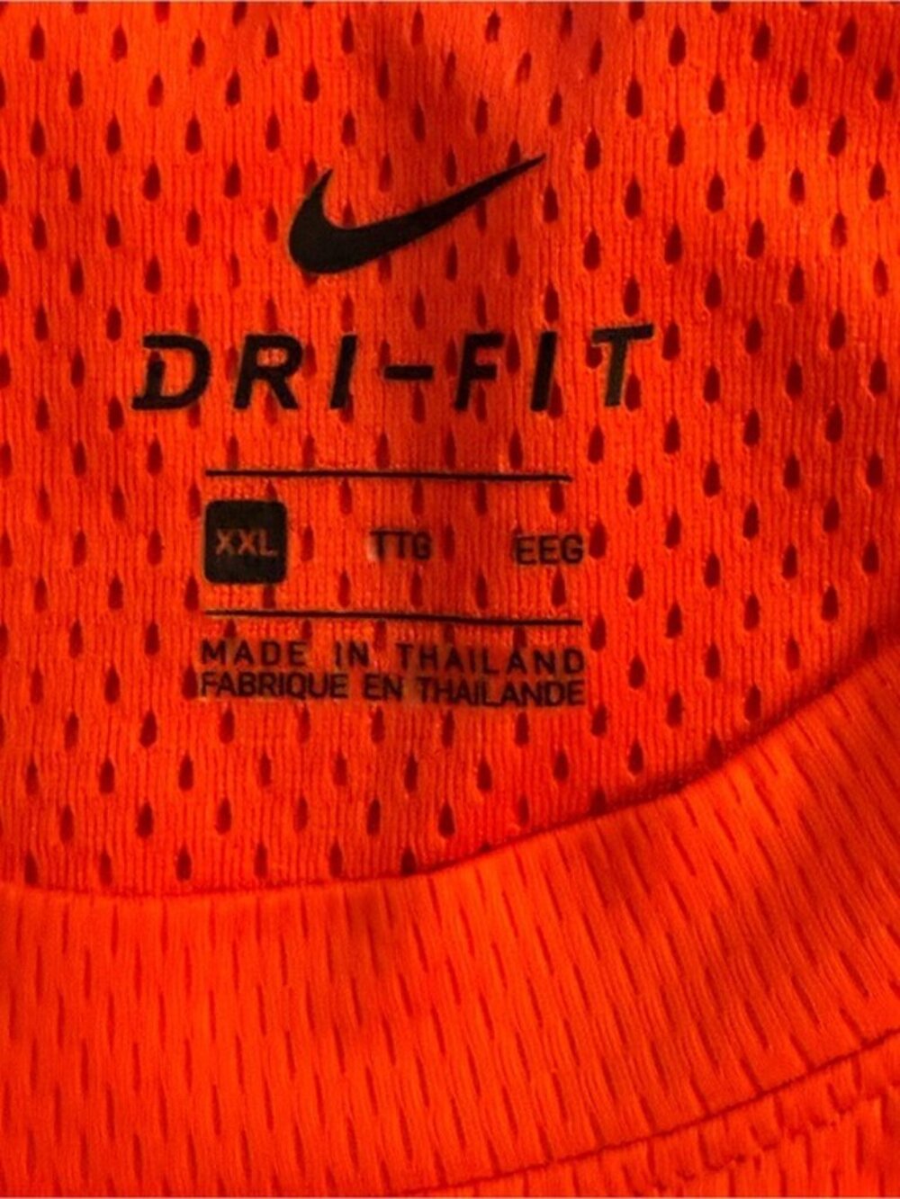 Nike Syracuse Orange Dri-FIT Pullover Sweatshirt Men’s XXL Orange Long Sleeve - Picture 6 of 9